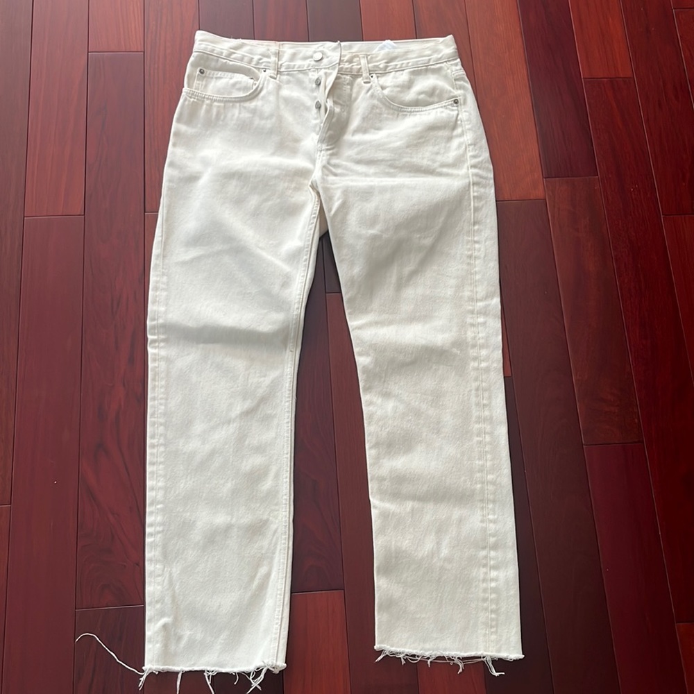 Sandro off white denim Jeans size FR 34